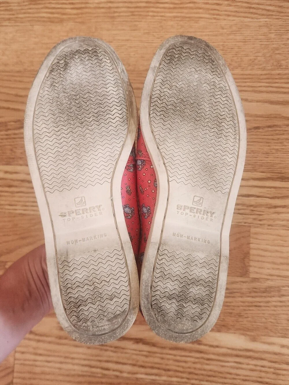 EUC Sperry X Vineyard Vines Kids Patchwork Patterned Boat Shoes, Size 5